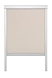 Lieferumfang: 1 x Dachfenster-Rollo Skylight, 38,3 x 54,0 cm in Creme von Lichtblick.