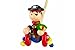 Wooden Pirate Boy Push a long Toy for Toddlers