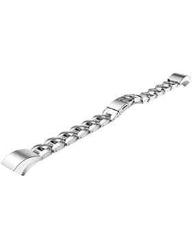 Hunpta Stainless Steel Watch Band Handschlaufe für Fitbit Alta Smart Pulsuhr