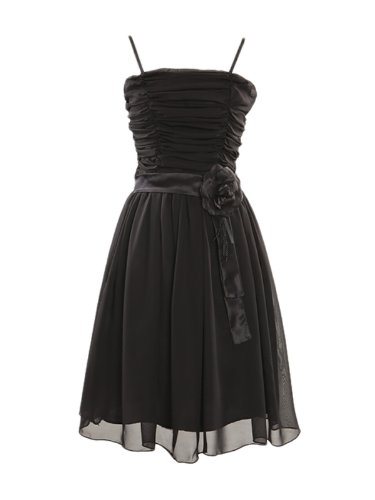 JK2 - Chiffon cocktail dress black E