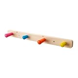 IKEA Kinder Garderobe FLISAT Holz mit 4 Haken