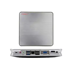 VAMAA X2000 Series Mini Desktop Computer (Intel Celeron J1900 Quad Core/4GB/64GB SSD/Windows 10 Pro/Intel Integrated Graphics) Gray