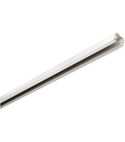 Connecteur Longitudinal SLV EUTRAC Pour Rail 3 Phases - Blanc Trafic - Pour éclairage Suspendu Ou Mural - 2