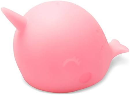 Nari Narwhal Wireless Night Light Battery Powered LED Lamp (Pink)