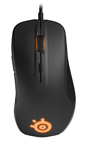 Preisvergleich Produktbild SteelSeries Rival Optische Gaming-Maus, RGB-Beleuchtung, 6 Tasten, Gummierte seitliche Griffflächen, Farbe schwarz