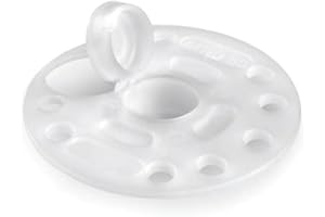 INDEX A PERFECT FIXING - AISW060【AIS-W】 Rosetón plástico para fijación mecánica de paneles aislantes en madera, Ø60 mm, Caja 500 unidades