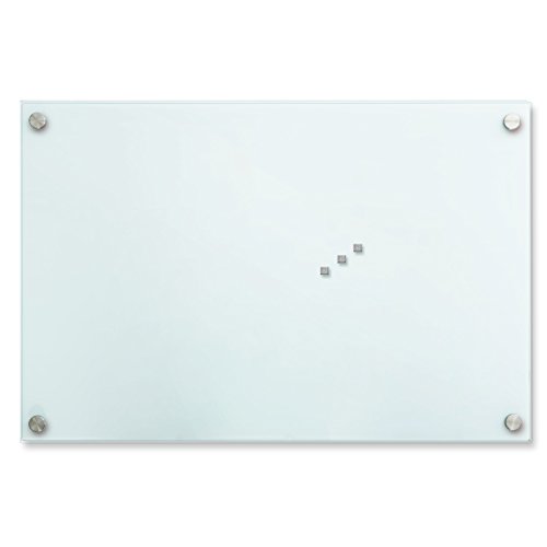 Moderne Glas Magnettafel Luxury - variabel montierbar - Sicherheitsglas - inkl. Magnete - Weiß - Größe wählbar (40x60 cm)