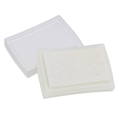 Almohadilla Tinta para Sello Tamp  n Color Blanco para Ni  os No T  xico