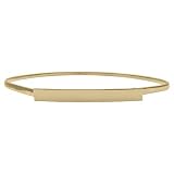  Live It Style It - Cinturón - para mujer Dorado Gold Bar Talla única