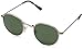 Produktbild South Beach Damen Sonnenbrille Dark Round Lens Gold Trim Sunglasses, 55