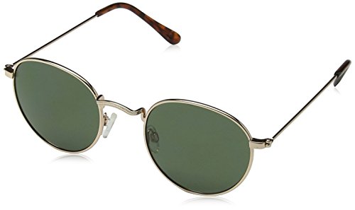 Preisvergleich Produktbild South Beach Damen Sonnenbrille Dark Round Lens Gold Trim Sunglasses, 55