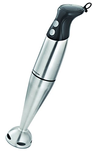 examen Thomson THMX05736 Mixeur plongeant en acier inoxydable, 2 vitesses avec bol gradué et système de fixation