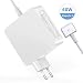 Produktbild MacBook Pro Ladekabel Magsafe 60W T YOJA Laptop Netzteil Ladegerät MagSafe 2 Power Adapter kompatibel mit Apple 13 Zoll MacBook Pro - Ende 2012 bis Anfang 2015 [2012 2013 2014 2015 A1435 A1502 A1425]