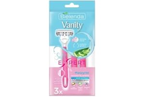 Bielenda Vanity Soft Expert 5 902169 045708 Maszynka do Golenia, Różowy, 3 sztuki