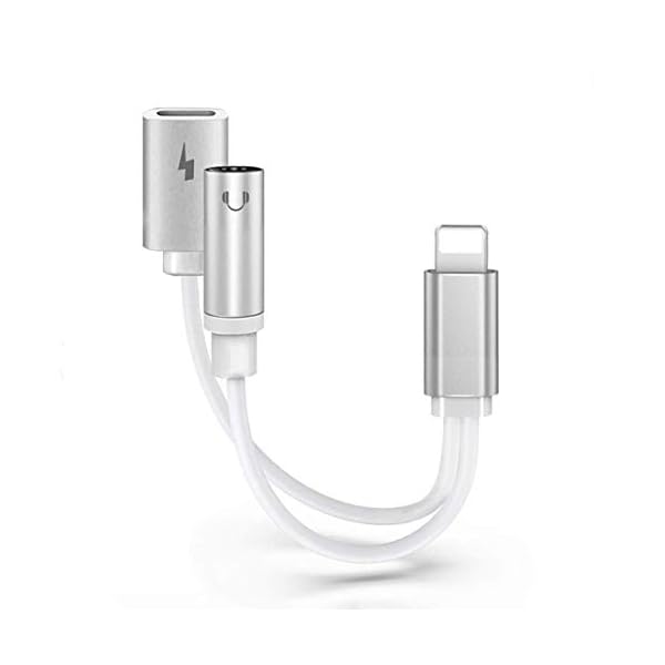 Kopfhörer Adapter 3.5 mm Klinke Dongle Kopfhörer Splitter Ladegerät Adapter