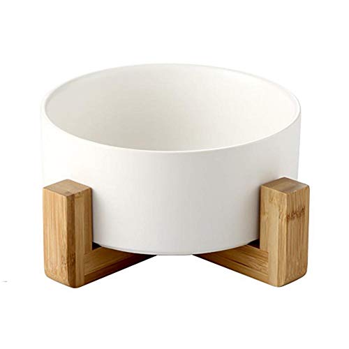 Tartiery Elevated Pet Bowl Raised Dog Feeder Ceramic Pet Bowl Eco