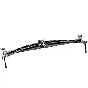 Proaim 3ft/36 Inches Curve-N-Line 2-in-1 Professional DSLR Video Camera Tripod Straight and Curved Slider with Load Capacity up to 25 kg and Bag for Sony Nikon Canon Cameras