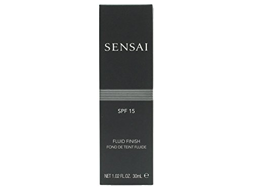 Kanebo Sensai Fluid Finish Foundation SPF15 -Amber Beige femme / women, 1er Pack (1 x 30 ml) - 5