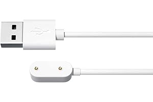 OcioDual Kabel do ładowania USB, biały, do zegarków, kompatybilny z Huawei Watch Fit/Fit Mini, Huawei Band 7/6, Huawei 4X, Honor Band 6, Honor Watch ES, 2-biegunowa podstawa magnetyczna 60 cm