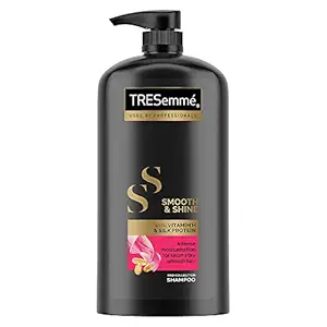 TRESemme Smooth & Shine Shampoo 1 L, With Vitamin H & Silk Proteins For Silky Smooth Hair - Moisturises Dry & Frizzy Hair, For Men & Women