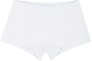 EMY Culotte Bambina Boxerino Shorts Sportivi in Cotone Elasticizzato 90% Cotone 10% Elastan | Intimo Bambina per Danza, Ginnastica, Pattinaggio | 3 Colori | Taglie 4-12 Anni
