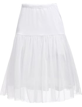 ACEVOG Damen Petticoat Crinoline mit breitem Gummiband Tüll Unterröcke für Retro Vintage Rockabilly Kleid Partykleid...