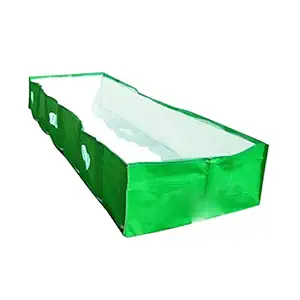 Grow Pure Agro IDUSTRIES Vermi Compost Bed for ORGENIC Fertilizer COMPOSTING (450 GSM) Size 12ft?4ft?2ft HDPE UV STABILIZE vergin Fabric (Made in India Product)