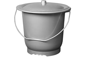 SoBazar - ALUMINIUM ET PLASTIQ Seau hygiénique modèle Adulte + Couvercle