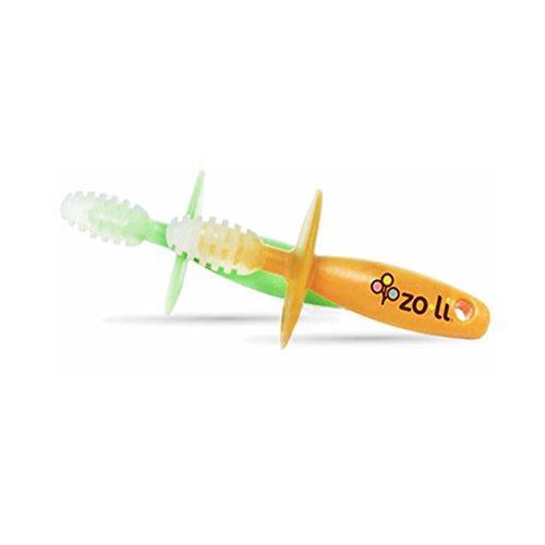 Zoli Chubby Gummy Gum Massager (Green/Orange)