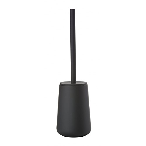ZONE Toilettenbürste NOVA ONE, Steingut mit Soft-Touch, schwarz, ca. 37 cm H