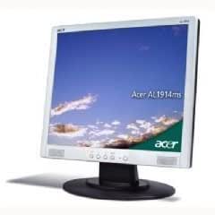 Acer AL1914ms 19" TFT LCD Monitor 12ms - Silver &amp; Black with Speakers