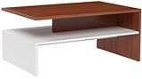 Montaje fácil y rápido / Dimensiones L x A x P 90cm x 41,5cm x 59,5cm / Peso neto 21Kg / Madera virutas / cuadrado / 2 portaoggetti / capacidad de resistencia 50Kg / color Roble Rústico y blanco