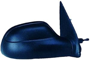 Equal Quality Specchio Retrovisore Esterno Sinistro (Sx) Meccanico Convesso Regolabile Cavo Flessibile Nero 35.5 cm x 3 cm x 23 cm