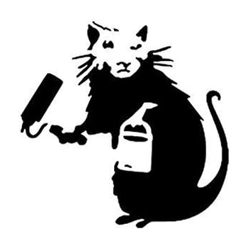 Wohndeko Kunst Malen Schablone A4 Blatt Grosse Ratte Malen Herz