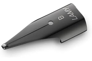 LAMY Z 50 Feder 888 - Ersatzfeder aus verchromtem Edelstahl in der Farbe Schwarz – Federstärke B, 1 Stück (1er Pack)