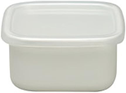 Noda enamel white storage containers Square S WS-S (japan import)