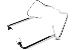 CRAFTRIDE Support de Sacoche Rigide pour Harley Street Glide 14-20 Protection Chrome