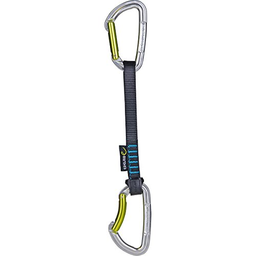 EDELRID Express - Juego de mosquetones con Cinta Night/Icemint Talla:18 cm