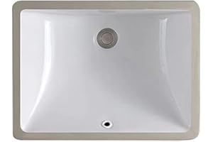 Rea ADELA LAVABO EMPOTRADO Lavabo de Baño 460 x 330 x 190 mm Cerámica (Blanco)