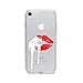 Produktbild licaso Apple iPhone 7 Handyhülle Smartphone Apple Case aus TPU mit Porn Mouth Print Motiv Slim Design Transparent Cover Schutz Hülle Protector Soft Aufdruck Lustig Funny Druck