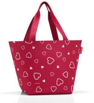 Reisenthel ZS3050 Einkaufstasche Shopper, M, 51 x 30,50 x 26 cm, 15 L, herzen