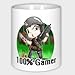 Produktbild My true self Mug "100% GAMER" Tasse Becher 250ml