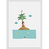 Einsame Insel. (Kunstdrucke A4 / A3)