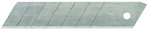 Stanley Abbrechklingen 25 mm, gerade Schneide, 0,7mm Schneidstärke, 110mm Klingenlänge, 20 Stück, 1-11-325