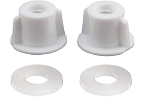 AAN® Back Nut Toilet Seat Bottom Fixing Replacement for 6mm Screw with Washal x 2