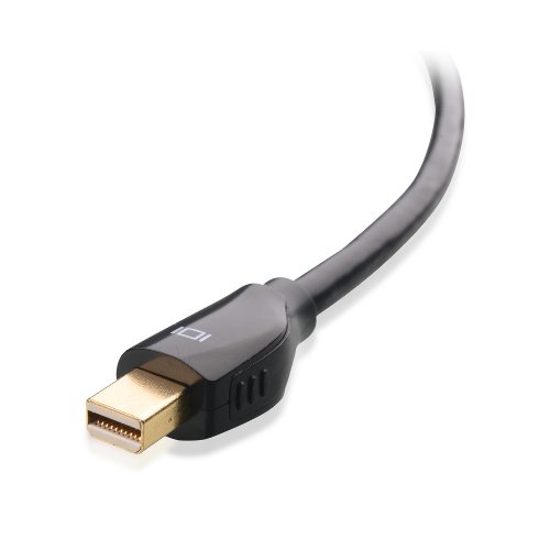 Cable Matters – Vergoldete Mini DisplayPort / Thunderbolt auf HDMI Kabel mit Audio – Schwarz 3m - 3