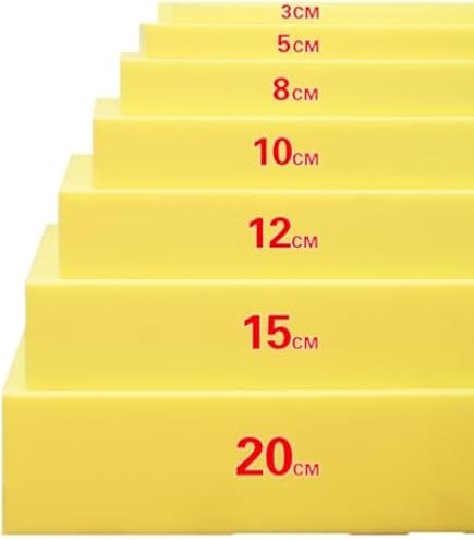 Gommapiuma Poliuretano Espanso 18 Kg/mc – Taglio 174x60x10 Cm Per Rinnovare Divani E Cuscini