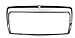 Produktbild Bilderrahmen Kühlergrill Chrom Mercedes C-Klasse W202 ab 06/1993 bis 06/1997