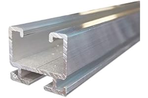 BEST SOLAR Profilo di montaggio rapido in lega di alluminio per impianti fotovoltaici (2,45 metri)