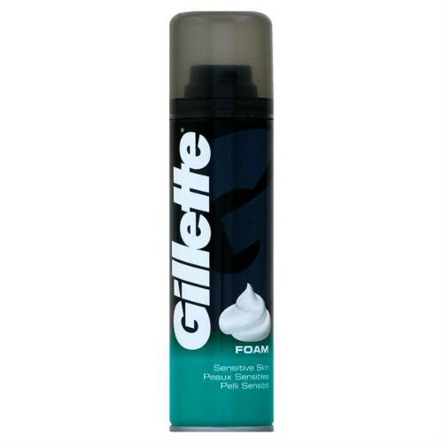 Gillette Classic Shave Foam Sensitive Skin 200ml Case of 6